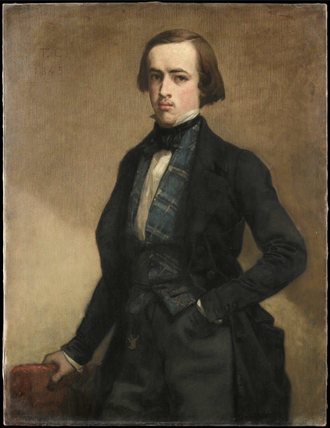Adolphe Moreau (1827-1882), fils du collectionneur Adolphe Moreau et père du donateur des MuséesNationaux, Étienne Moreau-Nélaton., Couture, Thomas, 2e quart du XIXe siècle (1845)