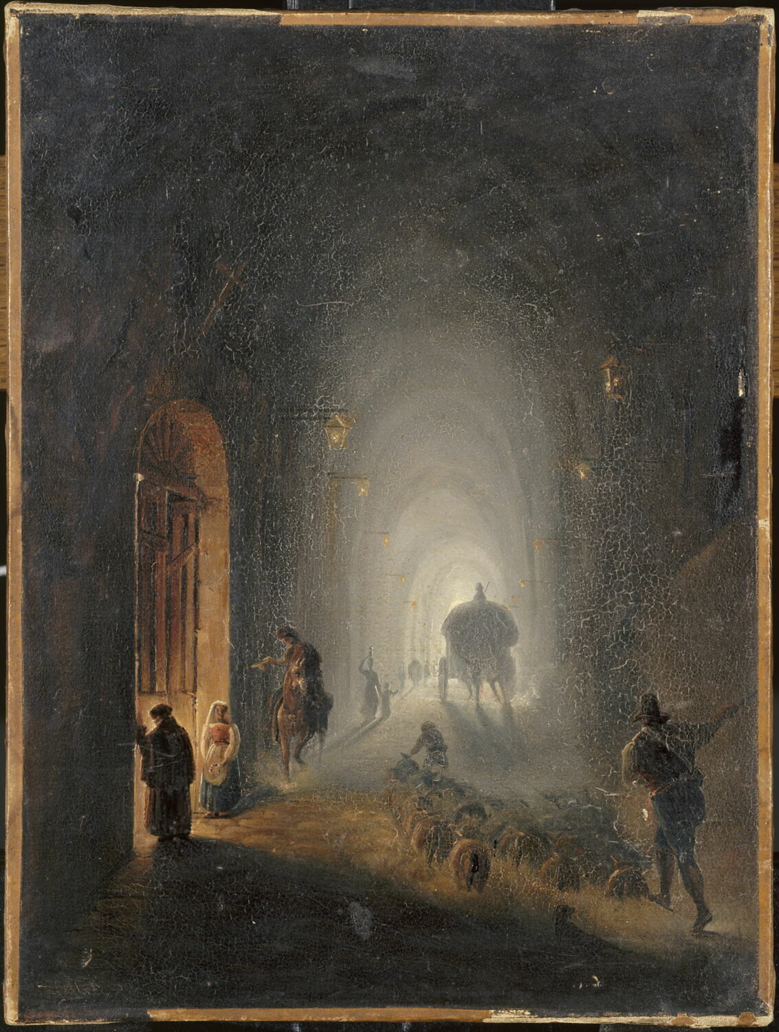 Intérieur de la grotte du Pausilippe Louvre Collections