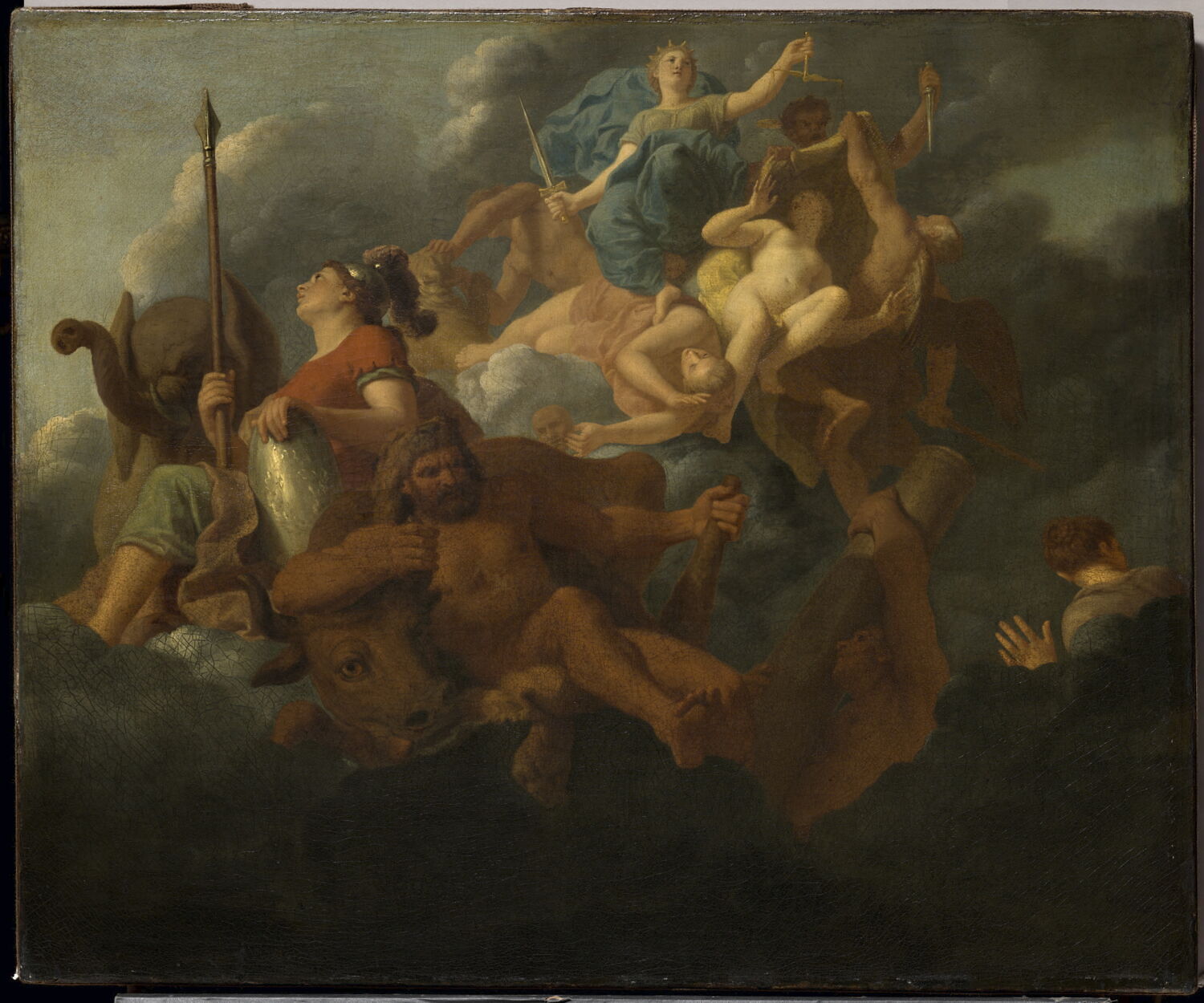 La Justice et la Force., Favanne, Henri de, 1e quart du XVIIIe siècle (avant 1714)