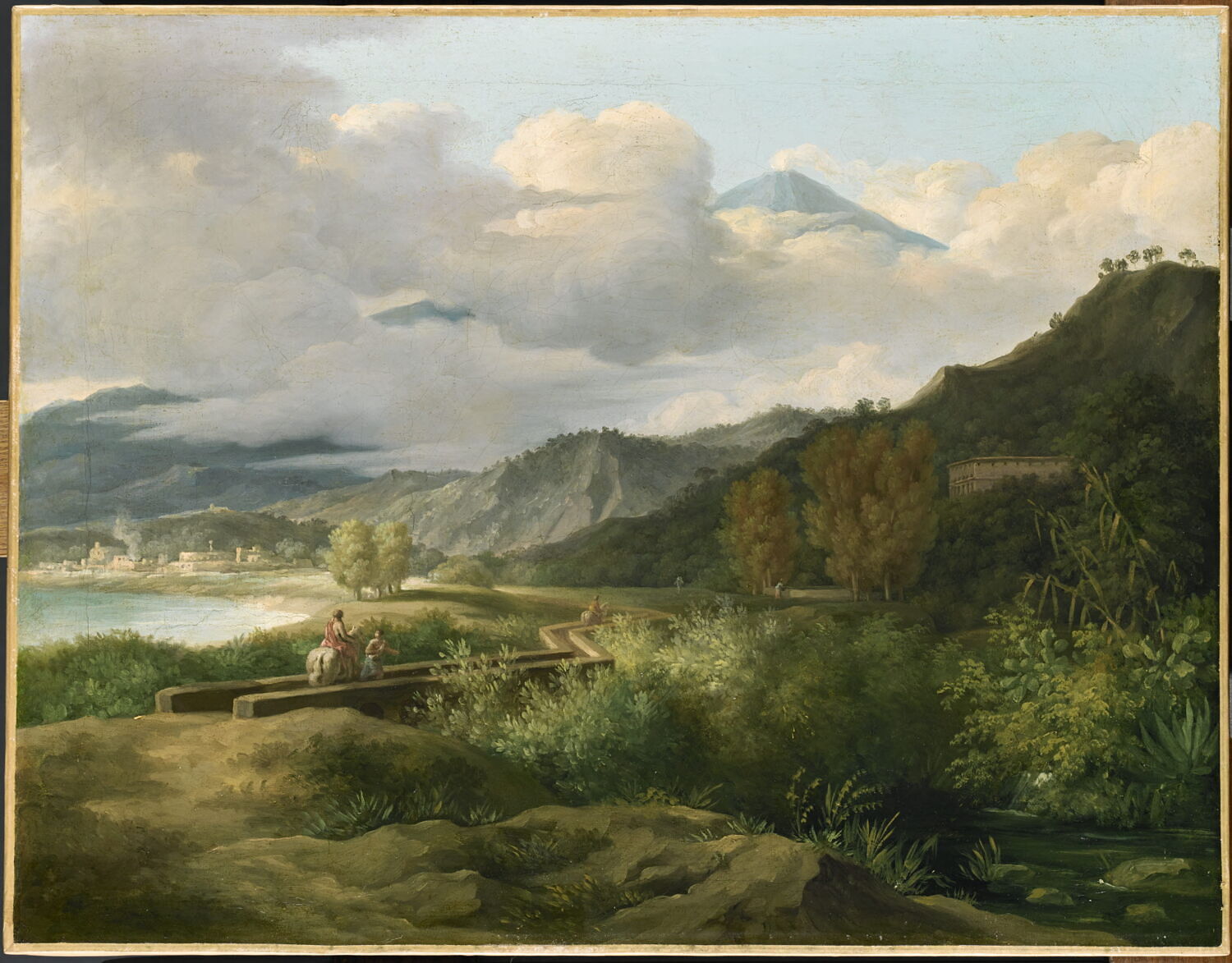 Orage sur l'Etna, Valenciennes, Pierre de, 4e quart du XVIIIe siècle (vers 1781 - 1784)