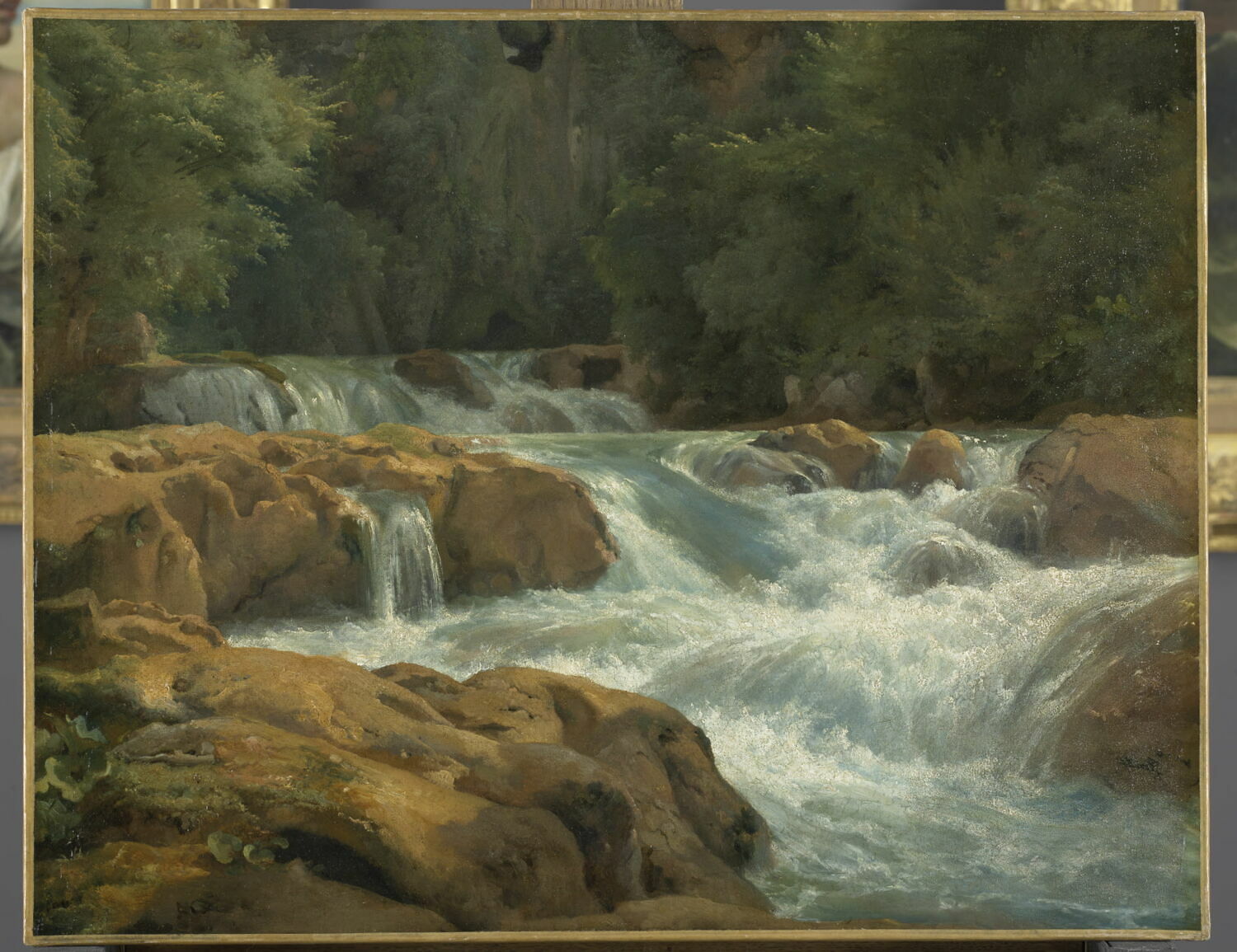 Le torrent (Tivoli), Michallon, Achille Etna, 1e quart du XIXe siècle (1821)