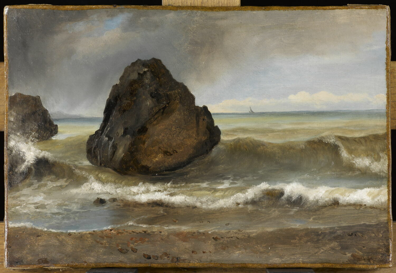 Vue de mer, à Salerne, Michallon, Achille Etna, 1e quart du XIXe siècle (1822)