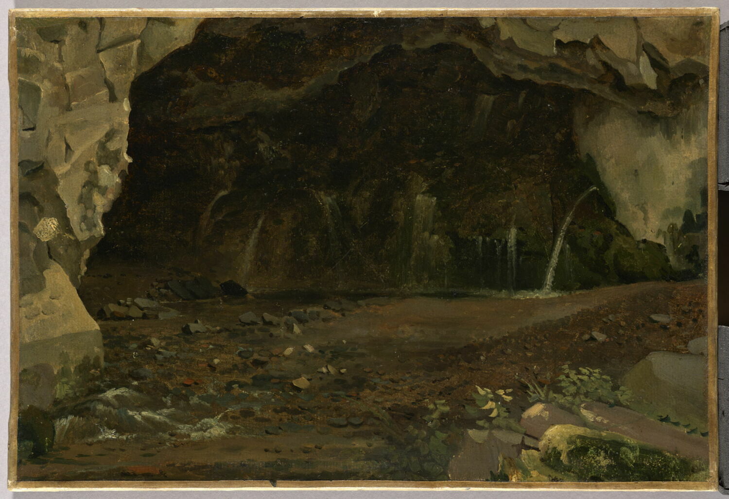 Vue d'une grotte, Michallon, Achille Etna, 1e quart du XIXe siècle (1821)