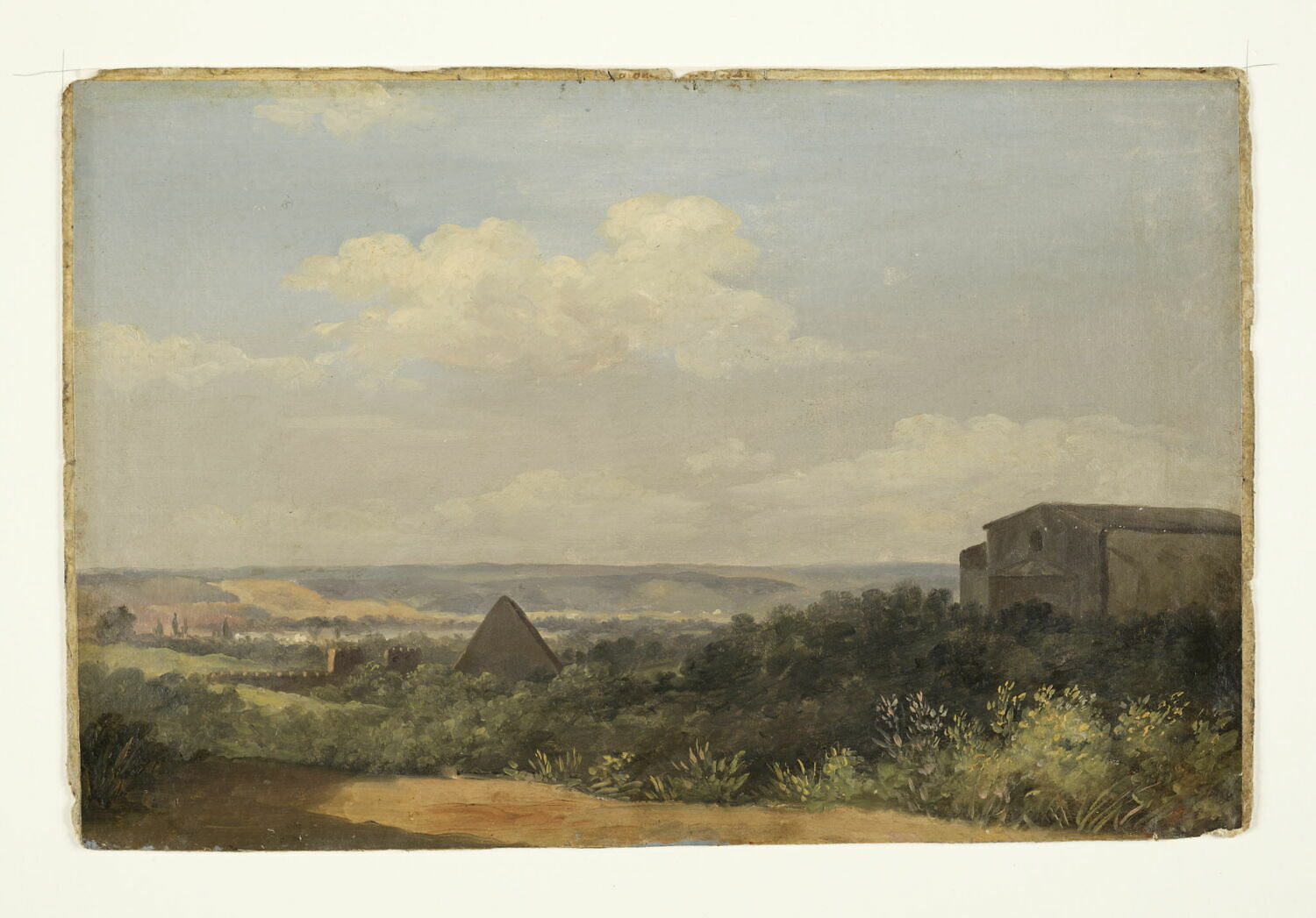 La Pyramide de Cestius à Rome, Valenciennes, Pierre de, 1e quart du XIXe siècle (1800 - 1825)