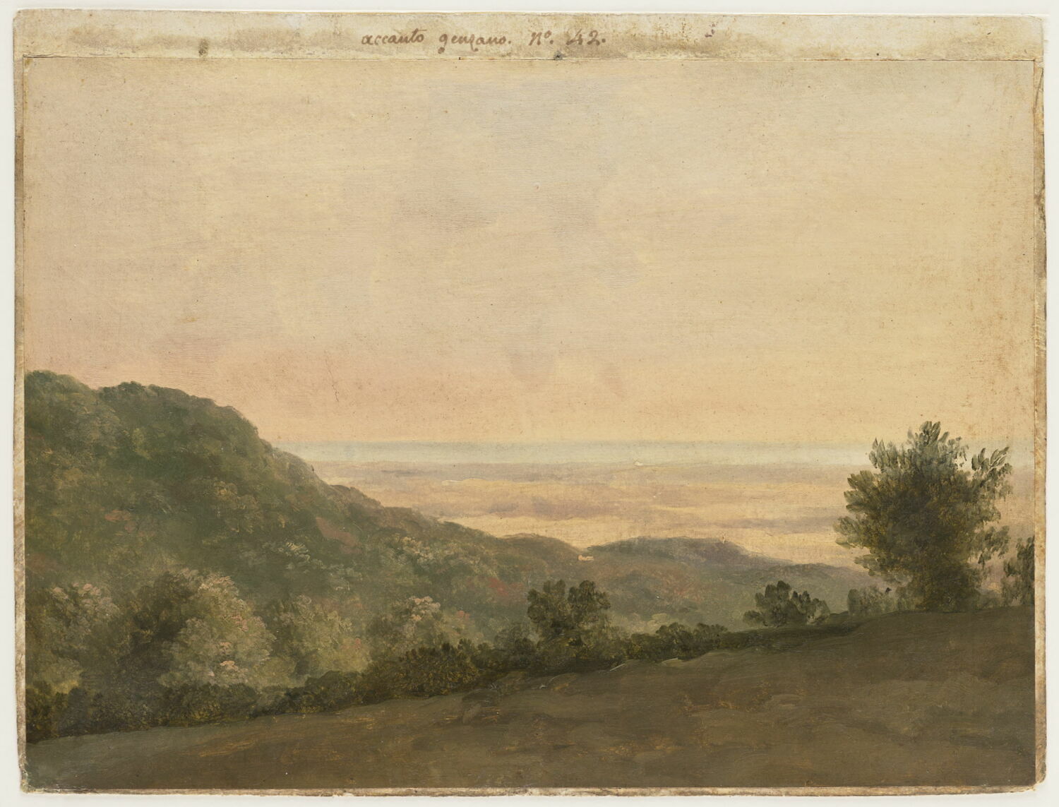 Les Environs de Genzano, Valenciennes, Pierre de, 4e quart du XVIIIe siècle (vers 1782 - 1784)