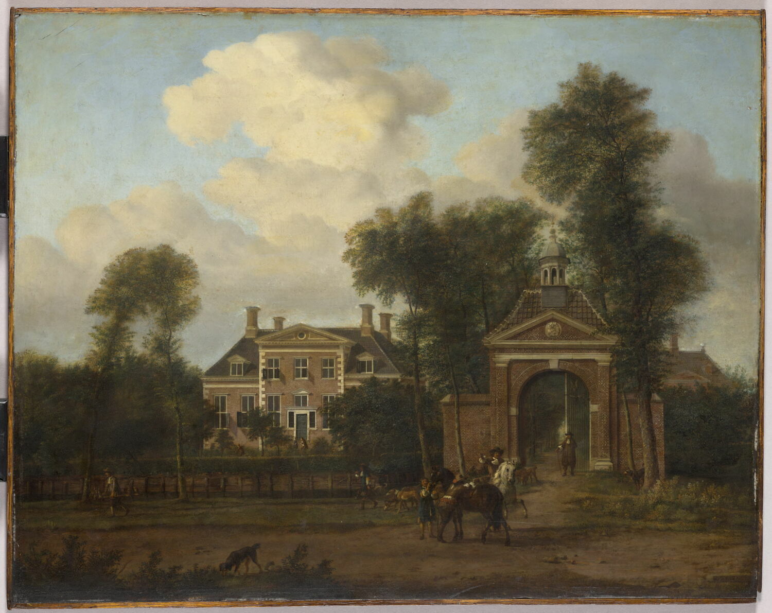 Harteveld, maison de plaisance à Maarssen (région d'Utrecht), Heyden, Jan van der, 2e moitié du XVIIe siècle (1668)