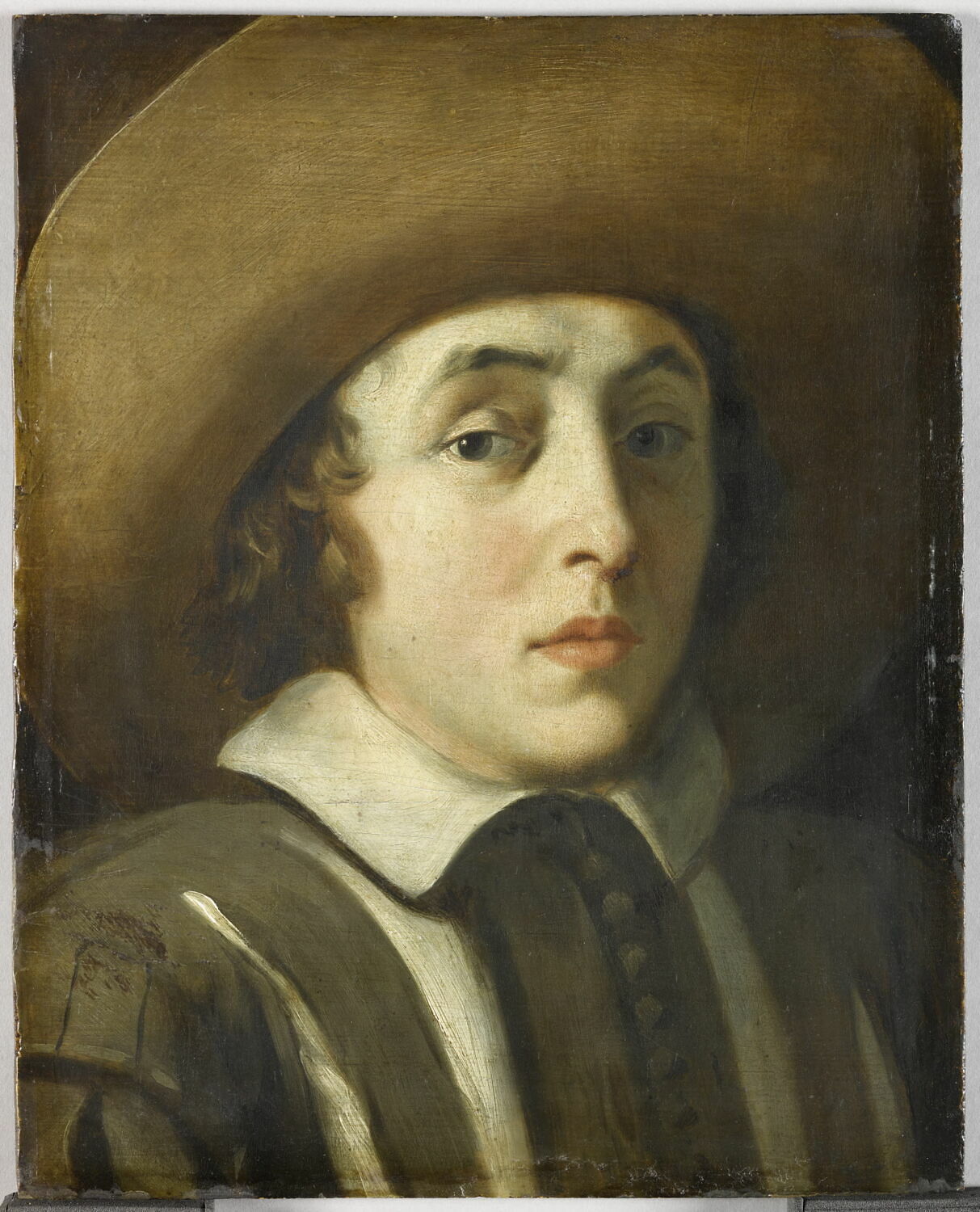 Homme au chapeau brun, Anonyme, XVIIe siècle (1600 - 1700)