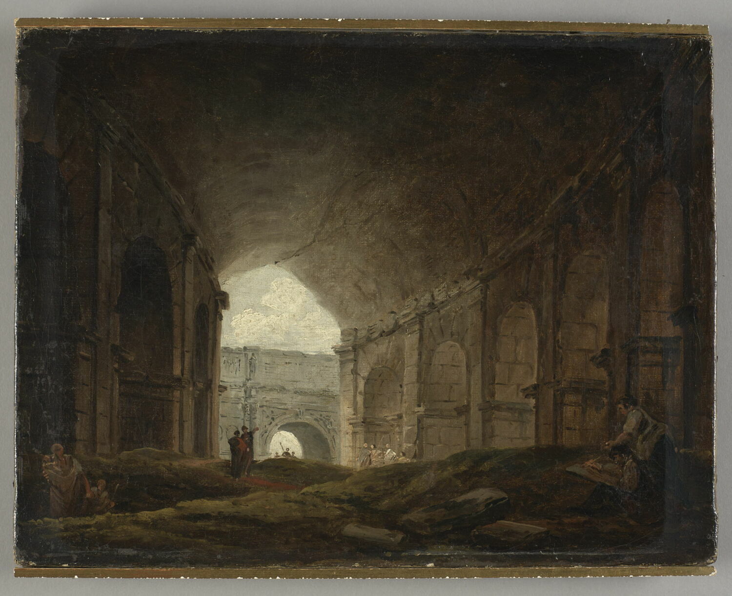 Intérieur du Colisée, Robert, Hubert, 3e quart du XVIIIe siècle (vers 1759)