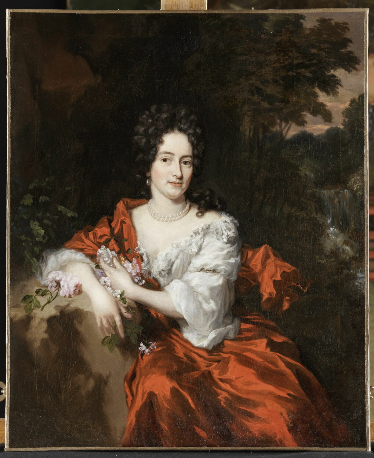 Portrait de Catherine de Vogelaar, épouse de Hermanus Amija, fille d’un secrétaire de la Ville d’Amsterdam, Maes, Nicolaes, 4e quart du XVIIe siècle (1675 - 1700)