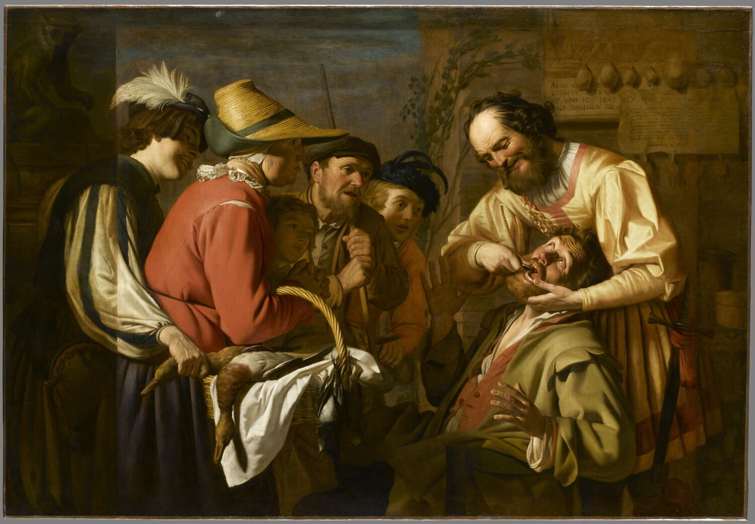 L'Arracheur de dents, Honthorst, Gerrit van, 2e quart du XVIIe siècle (1627)