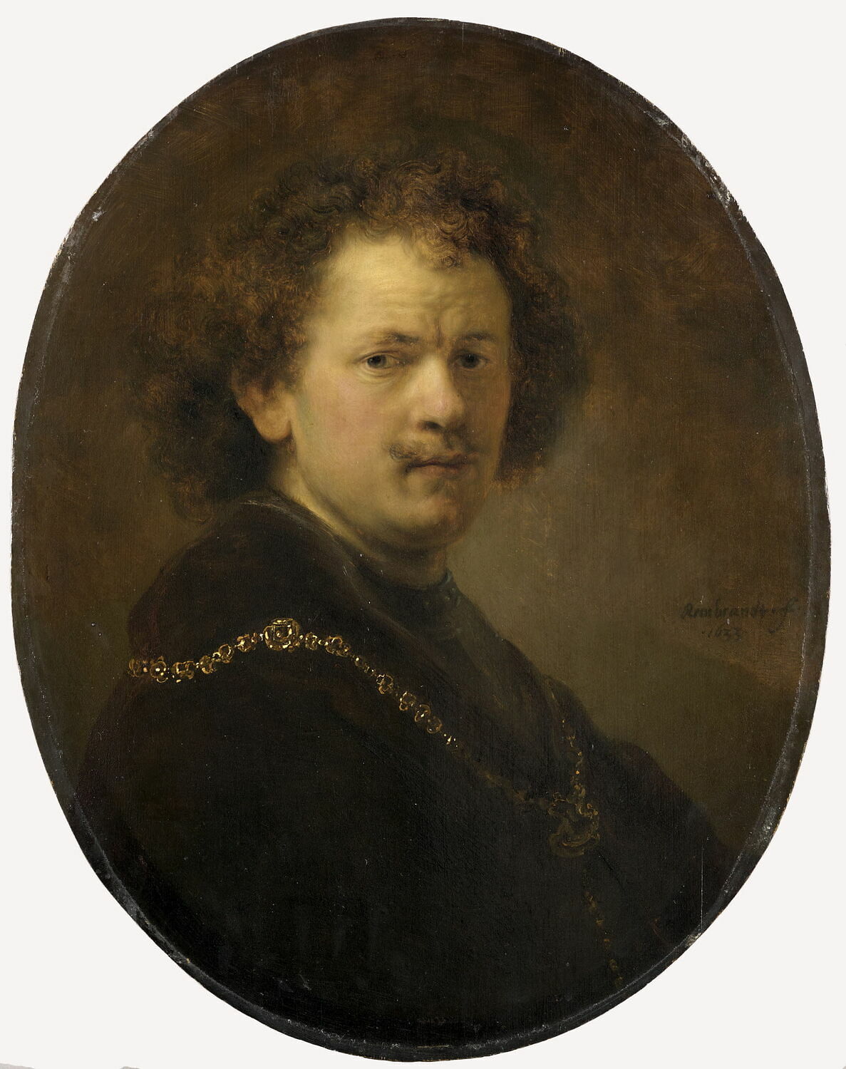 Autoportrait, tête nue, Rembrandt, Harmensz. van Rijn, 2e quart du XVIIe siècle (1633)