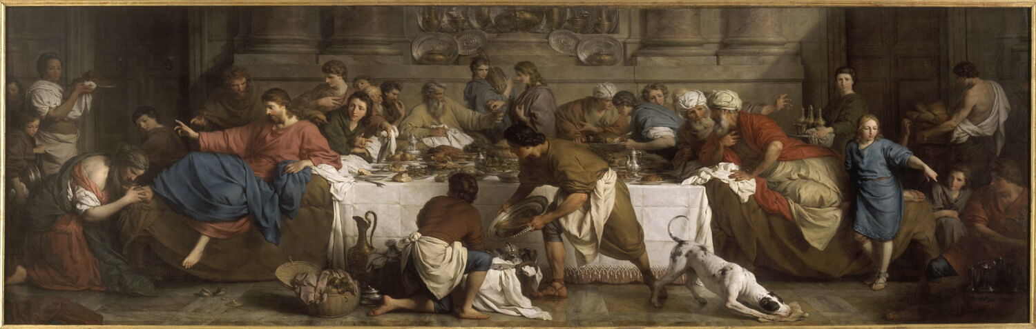 Le Repas chez Simon, Subleyras, Pierre, 2e quart du XVIIIe siècle (1737)