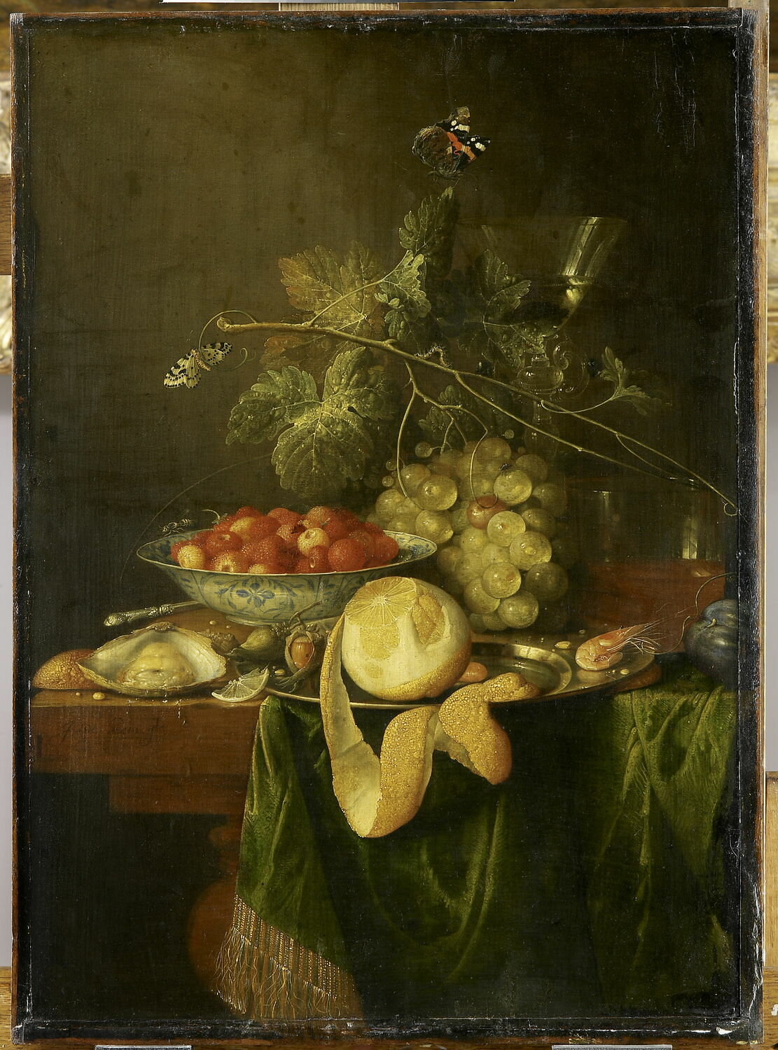 Nature morte au citron pelé, Heem, Jan Davidsz de, 2e quart du XVIIe siècle (1647)