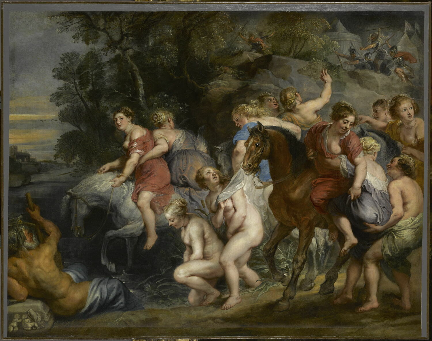 Clélie passant le Tibre, Rubens, Petrus Paulus, 2e quart du XVIIe siècle (vers 1635)