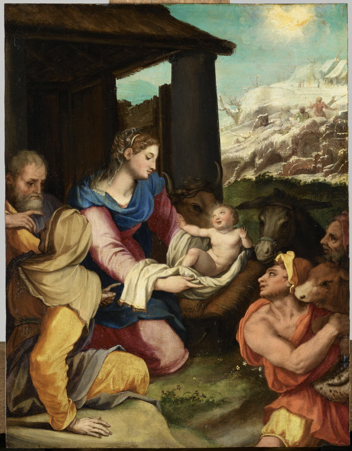 L'Adoration Des Bergers - Louvre Collections