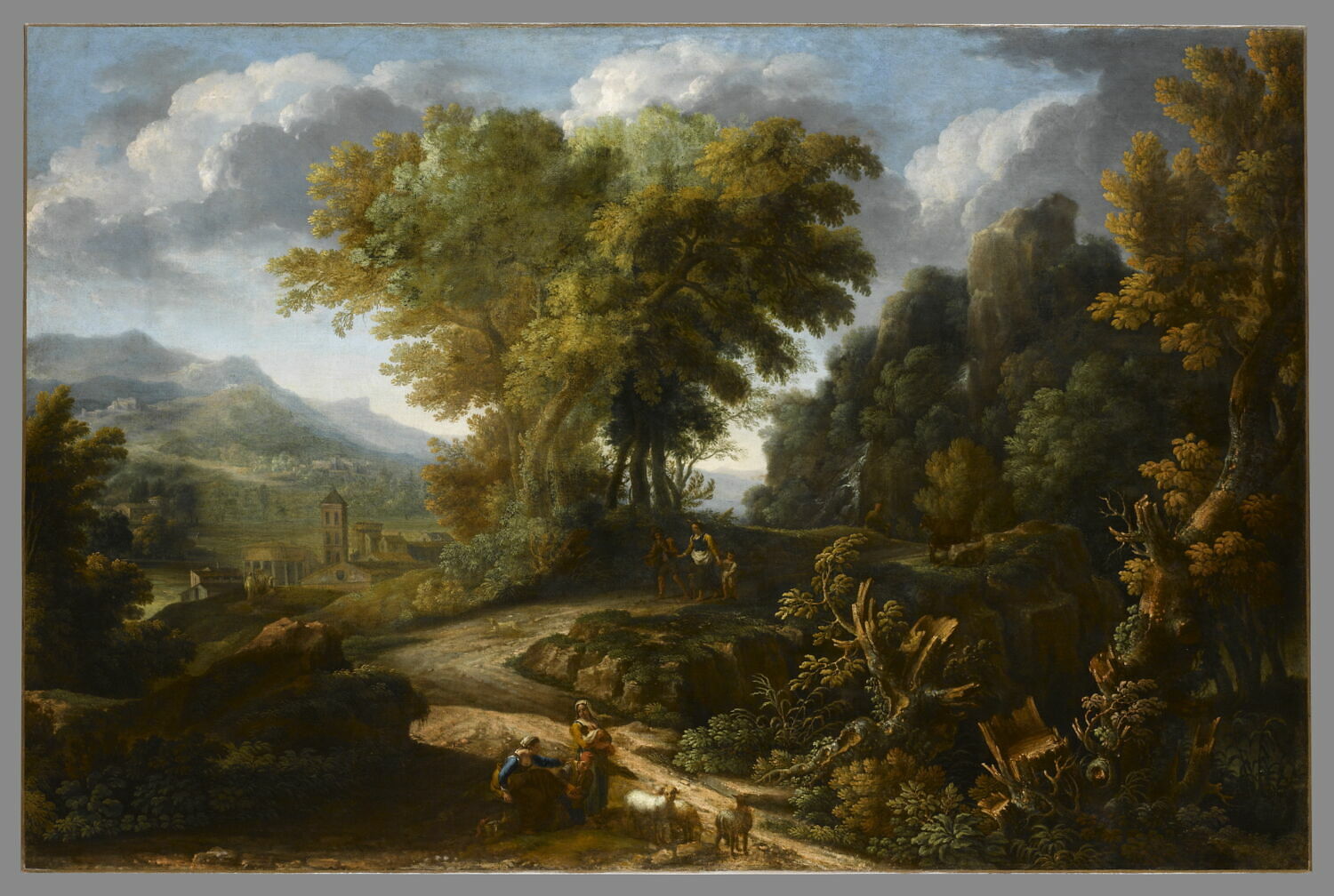 Paysage, Onofrio, Crescenzio, XVIIe siècle (1600 - 1700)