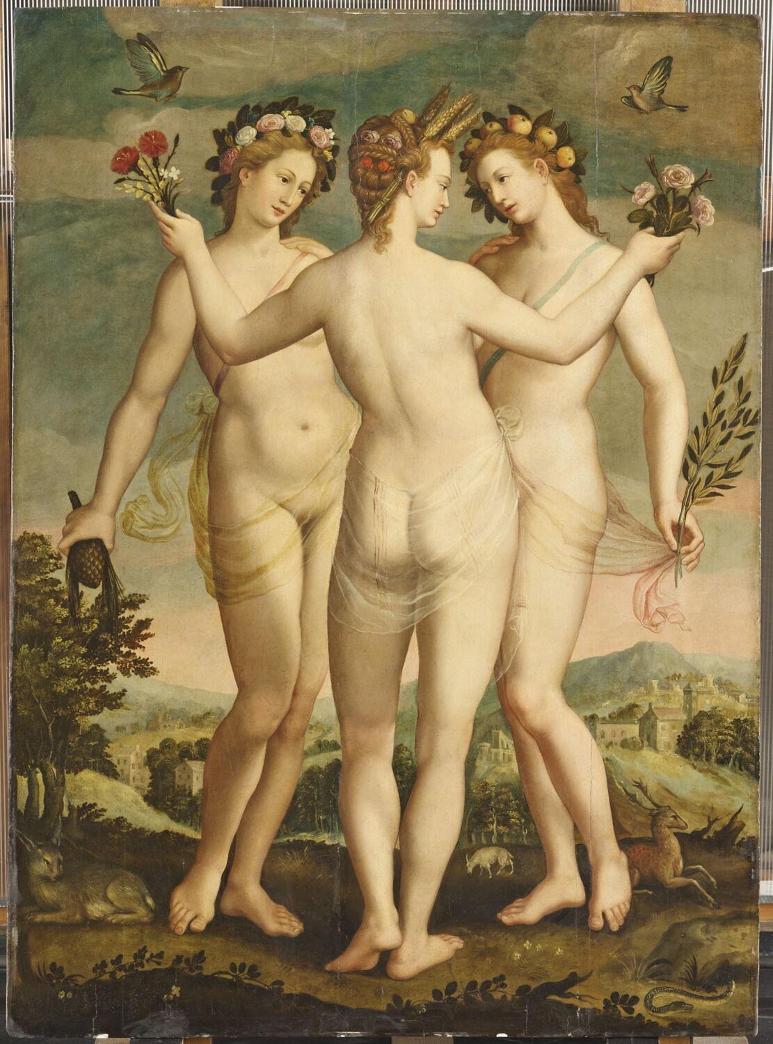 Les trois Grâces, Anonyme, XVIe siècle (1500 - 1600)