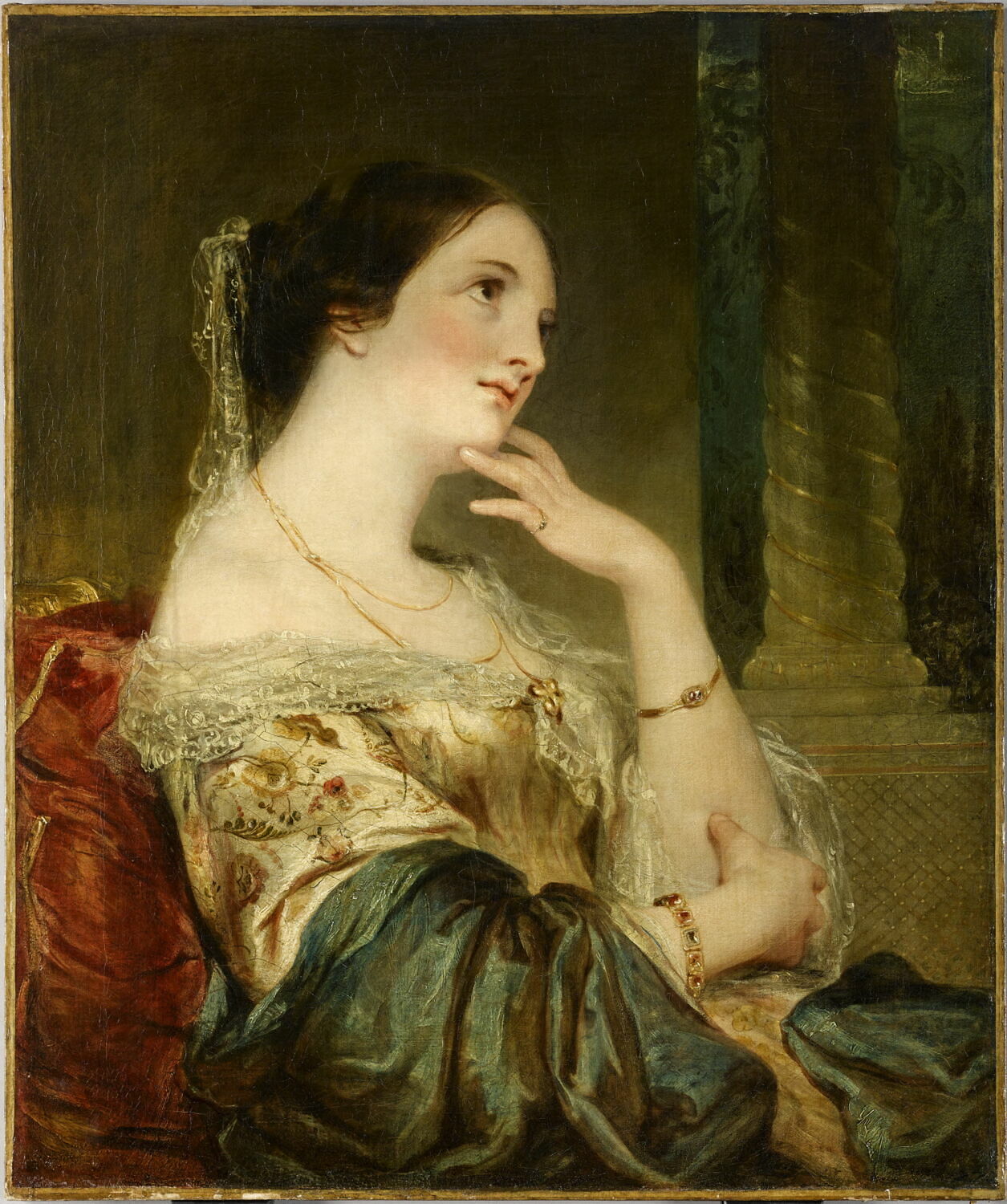 Portrait de jeune femme, Amerling, Friedrich von, 2e quart du XIXe siècle (1825 - 1850)