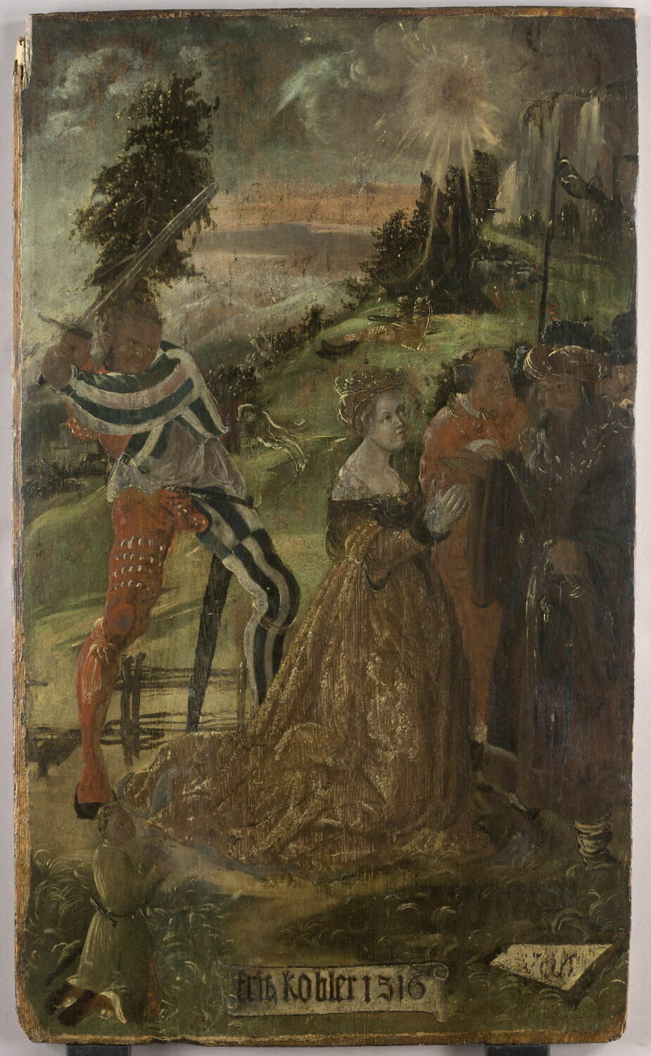 Décollation de sainte Catherine, Anonyme, 1e quart du XVIe siècle (1516)