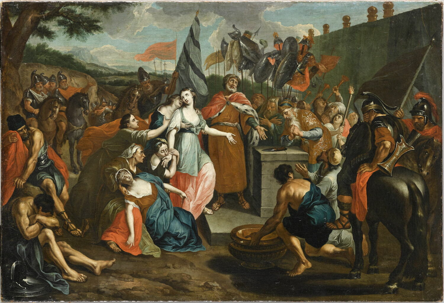 Le sacrifice de la fille de Jephté, Coypel, Antoine, 4e quart du XVIIe siècle (1675 - 1700)