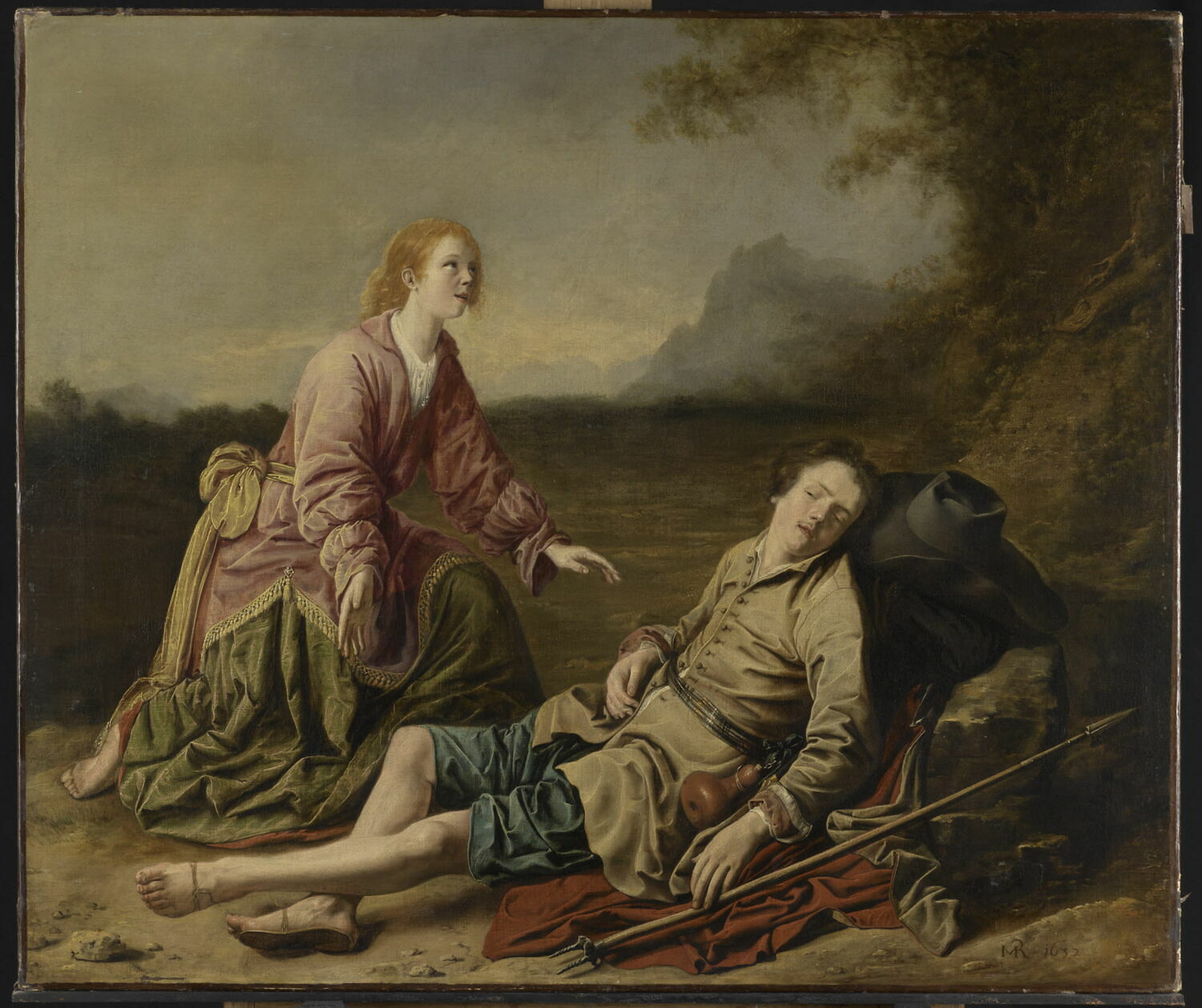 Scène pastorale : Granida et Daifilo?, Molenaer, Jan Miense, 2e quart du XVIIe siècle (1632)