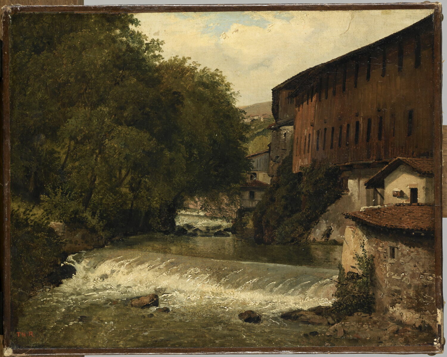 La Vanne : les Papeteries d'Ollergues, Rousseau, Théodore, 2e quart du XIXe siècle (vers 1825 - 1830)