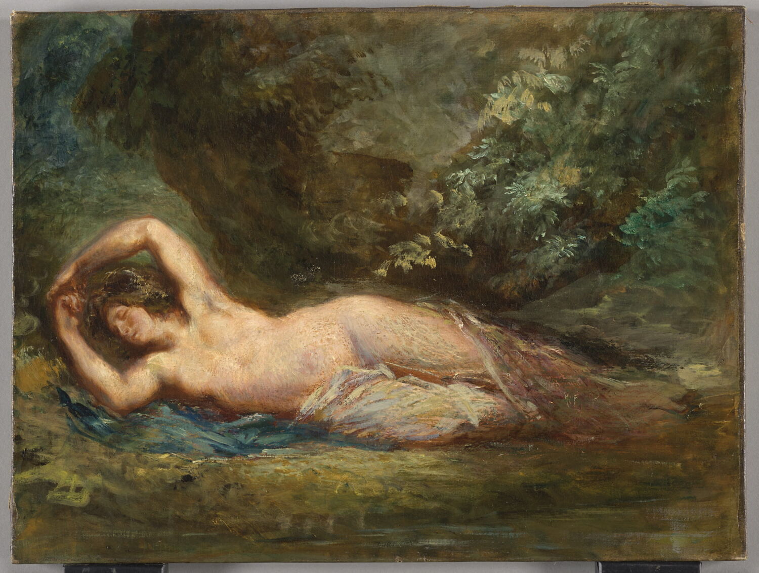 Bacchante endormie dans un paysage, Delacroix, Eugène, 2e quart du XIXe siècle (1825 - 1850)