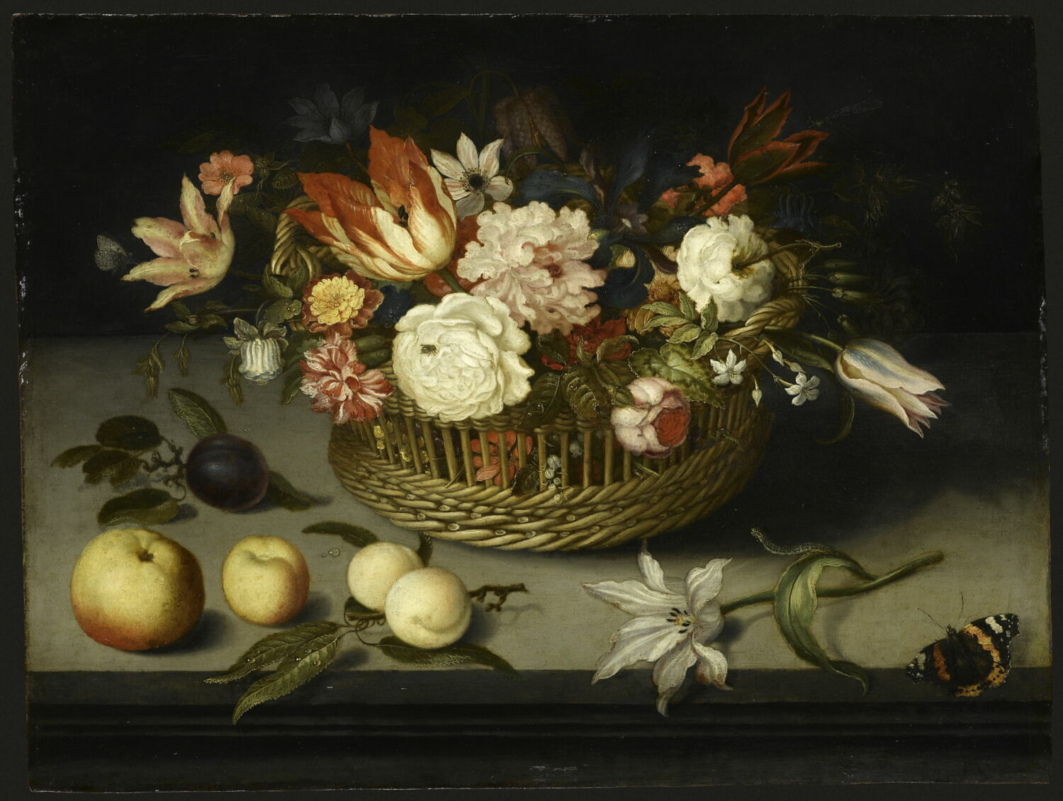 Corbeille de fleurs, Ast, Balthasar van der, 1e quart du XVIIe siècle (1600 - 1625)