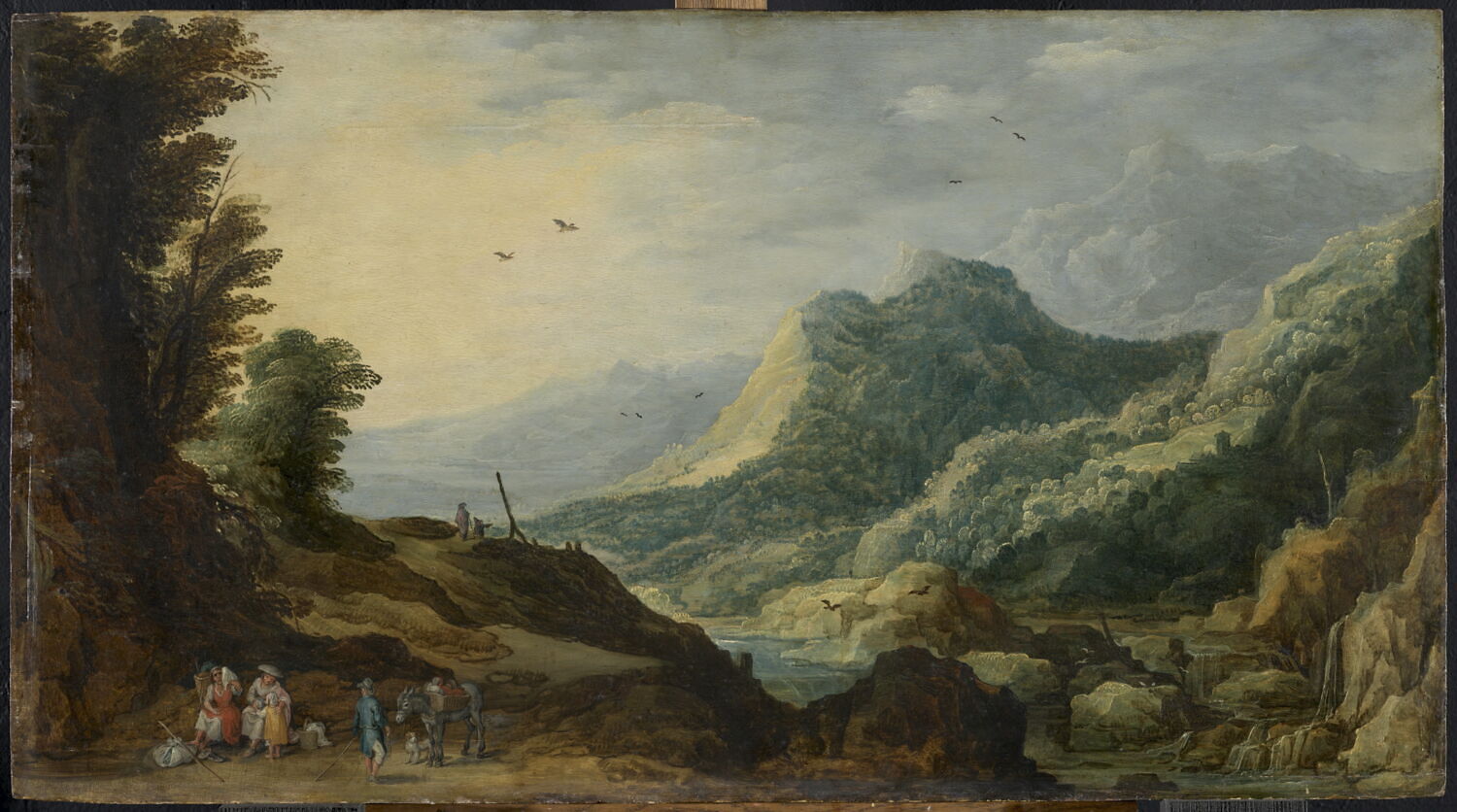 Paysage montagneux, Momper, Joos de, 1e quart du XVIIe siècle (1620 - 1630)