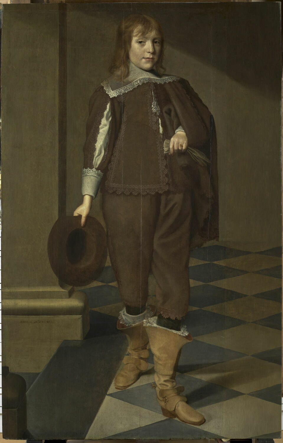 Portrait d'enfant âgé de douze ans, Geest, Wybrand Symonsz. de, XVIIe siècle (1645)