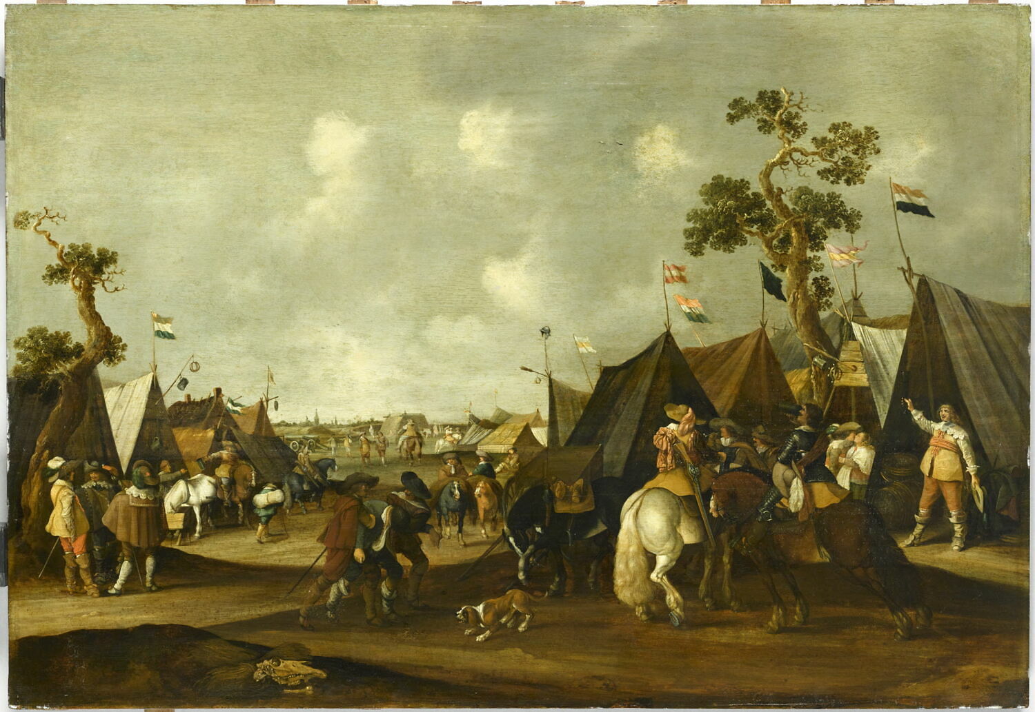 Le camp militaire, Meijer, Hendrick de, 2e quart du XVIIe siècle (1638)