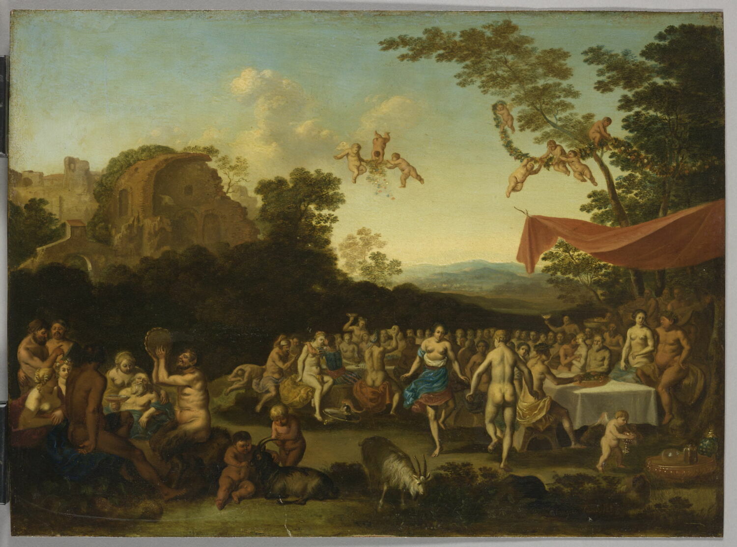 Festin de Bacchus et Ariane, Vertangen, Daniel, XVIIe siècle (1658)