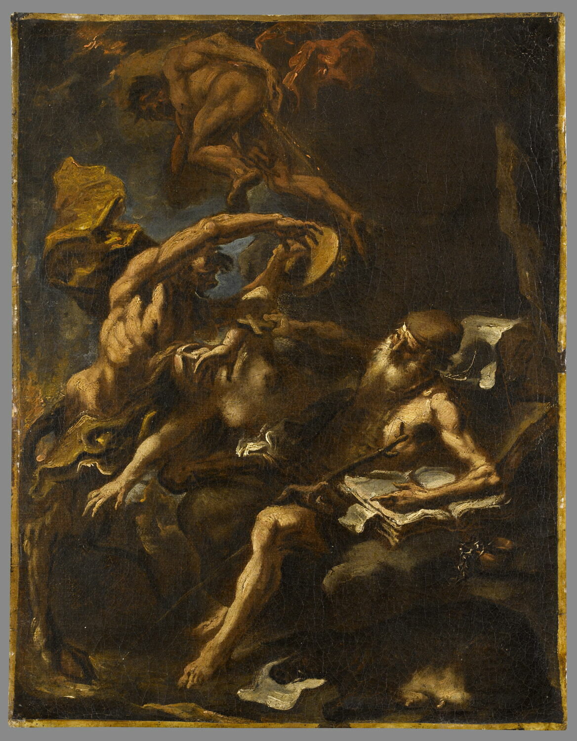 La Tentation de saint Antoine, Ricci, Sebastiano, 1e quart du XVIIIe siècle (vers 1706 - 1707)