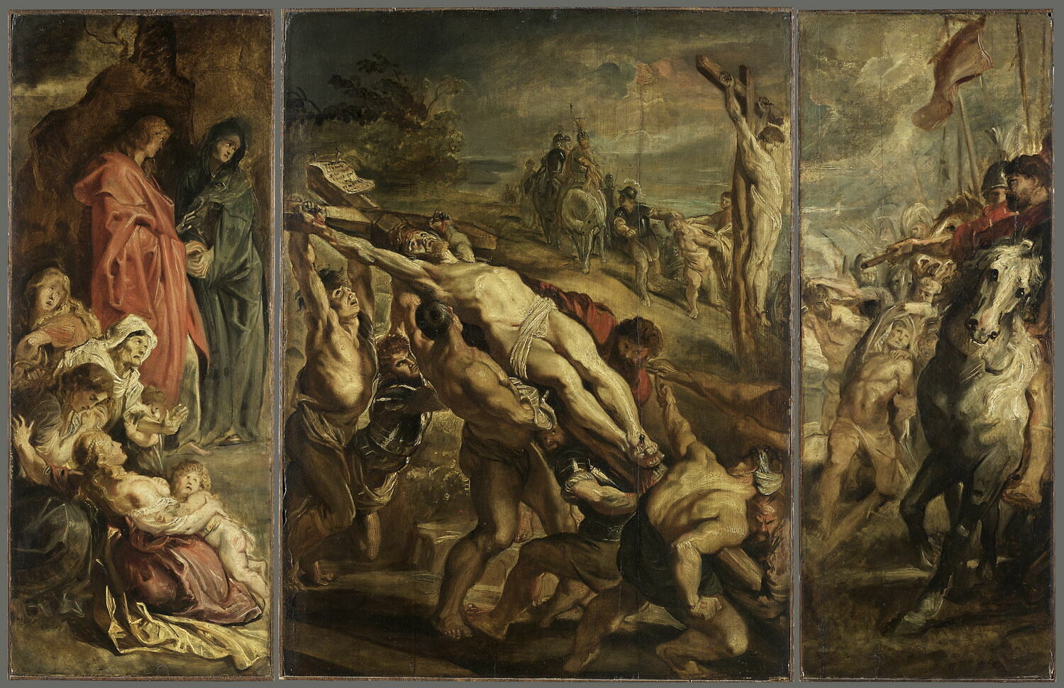 L'Erection de la croix, Питер Пауль Рубенс, XVII век (ок. 1609–1610)
