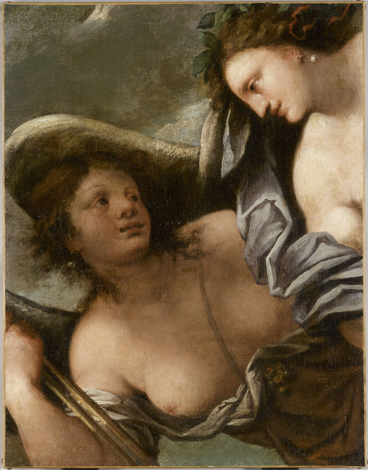 Allégorie avec deux figures féminines, Liberi, Pietro, 4e quart du XVIIe siècle (1675 - 1700)