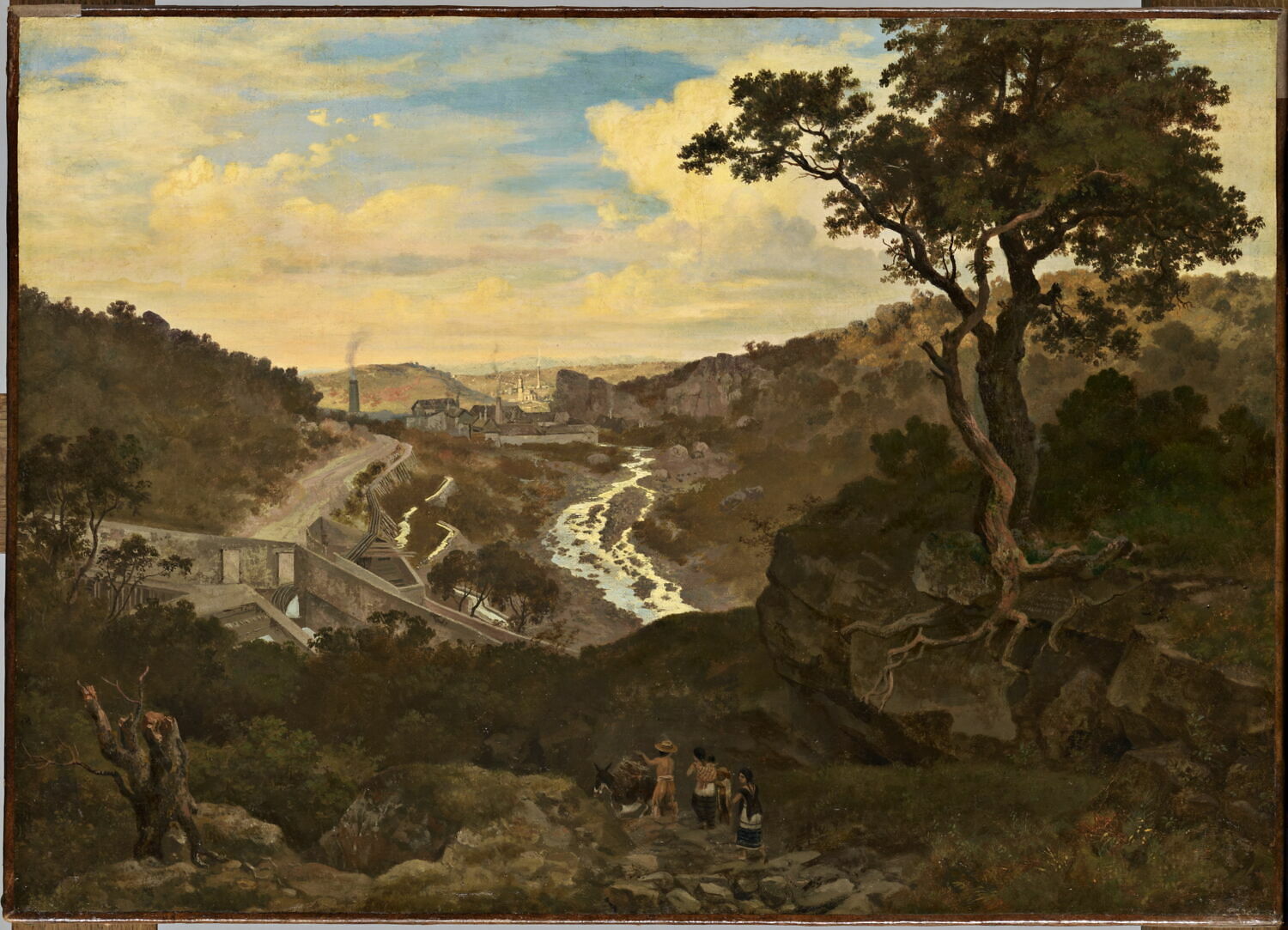 La hacienda de Sanchez, province de Hidalgo (Mexique), Landesio, Eugenio, 3e quart du XIXe siècle (1857)
