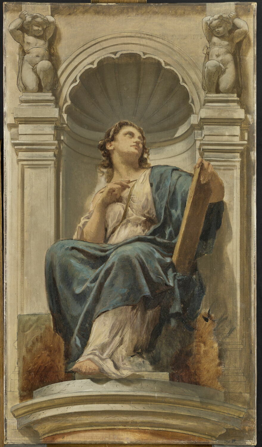 L'Inspiration, Müller, Charles-Louis, XIXe siècle (1800 - 1900)