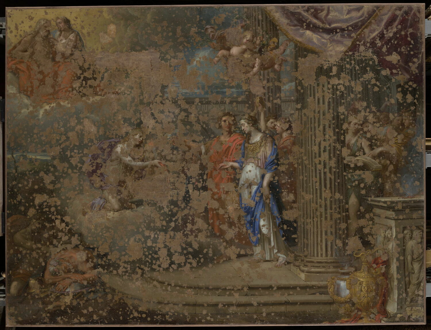 Allégorie du mariage de Louis XIV, Michelin, Jean, XVIIe siècle (vers 1660)