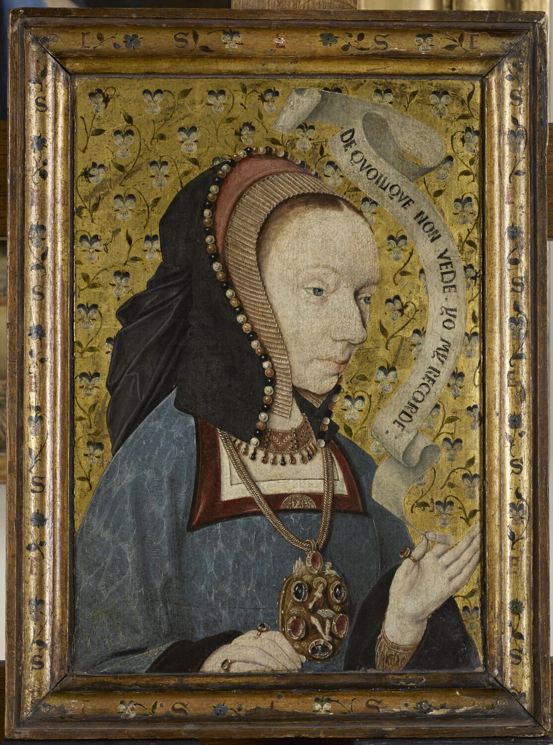 La Dame aux pensées, Anonyme, 4e quart du XVe siècle (1475 - 1500)