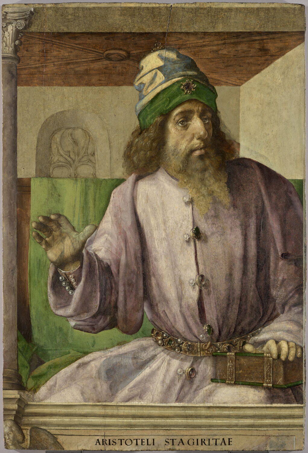 Aristote (384-332 av. J. C.), philosophe grec, Gand, Juste de, 4e quart du XVe siècle (1475 - 1500)
