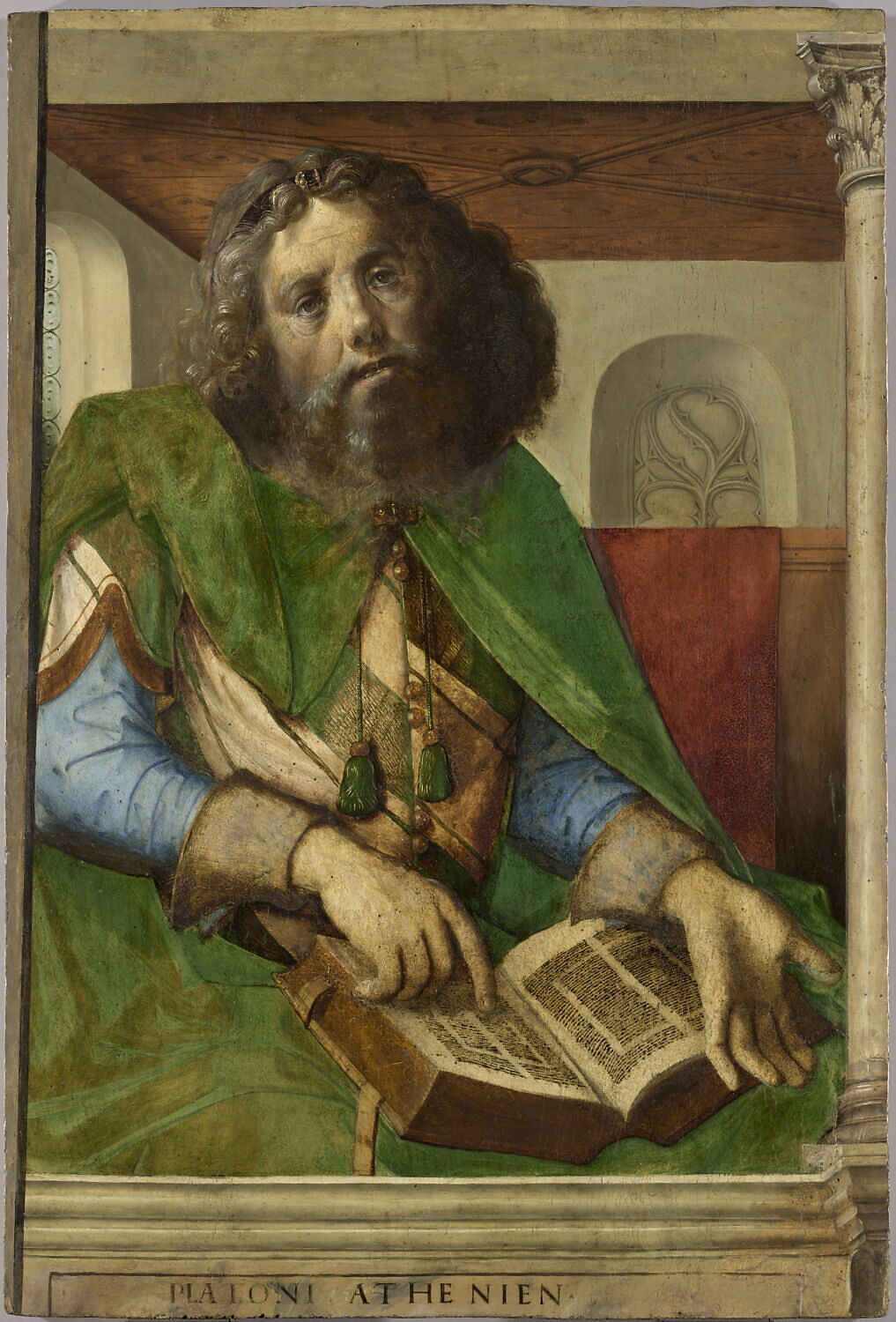 Platon (429-347 av. J. C.), philosophe grec, Gand, Juste de, 4e quart du XVe siècle (1475 - 1500)