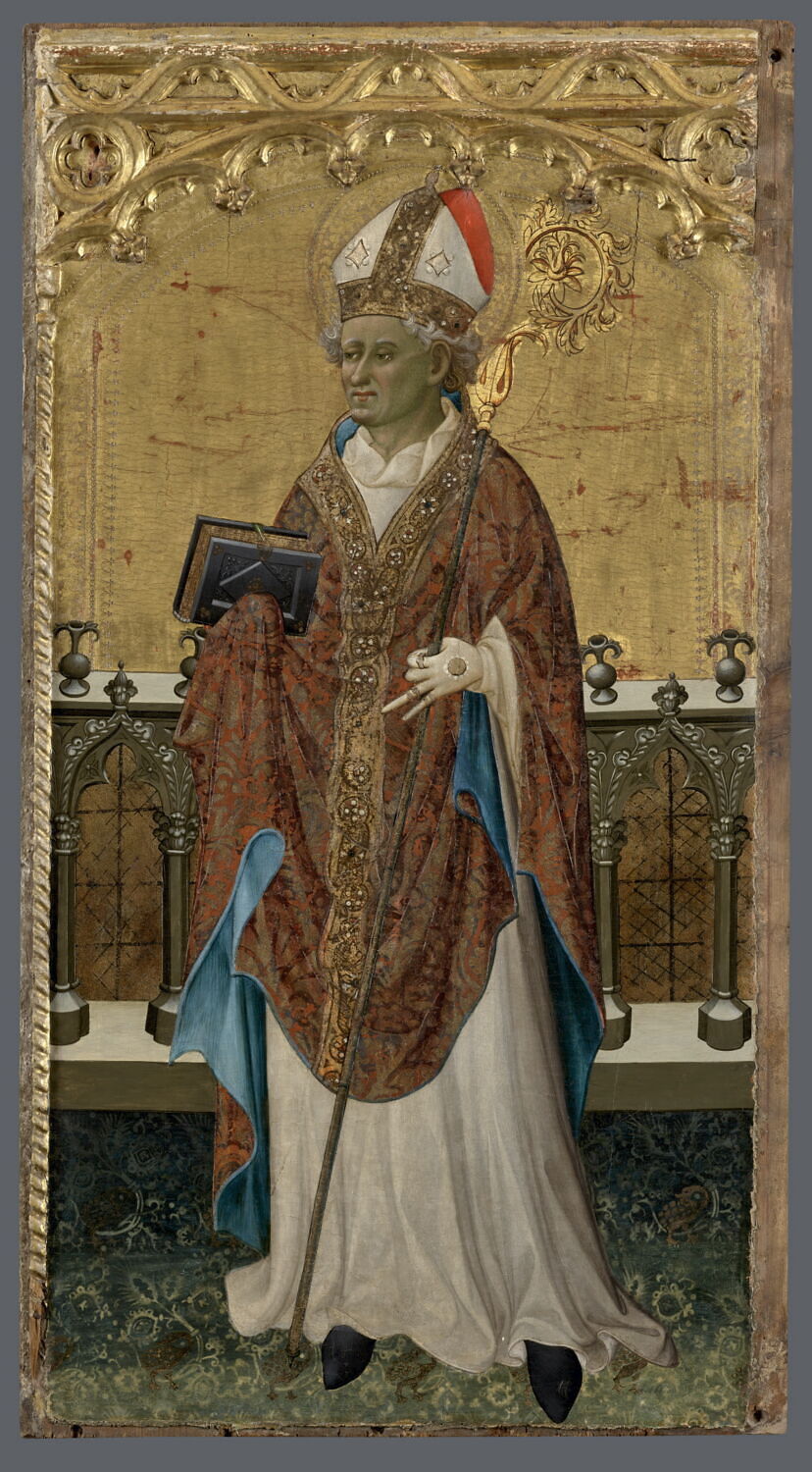 Saint Ambroise, Gonçal Peris Sarrià, 1e quart du XVe siècle (vers 1420)