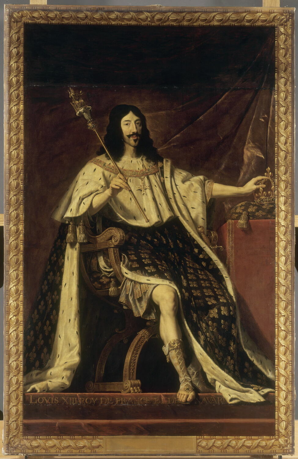 Louis XIII (1601-1643), Champaigne, Philippe de, 1e moitié du XVIIe siècle (vers 1635 - 1640)