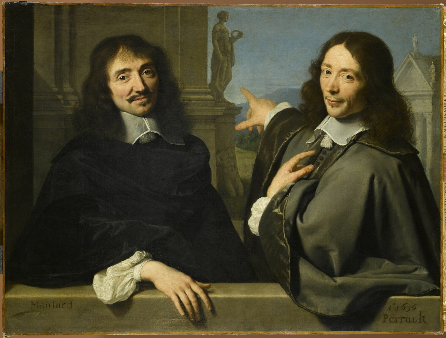 Portrait de deux hommes, Champaigne, Philippe de, 2e quart du XVIIe siècle (1656)