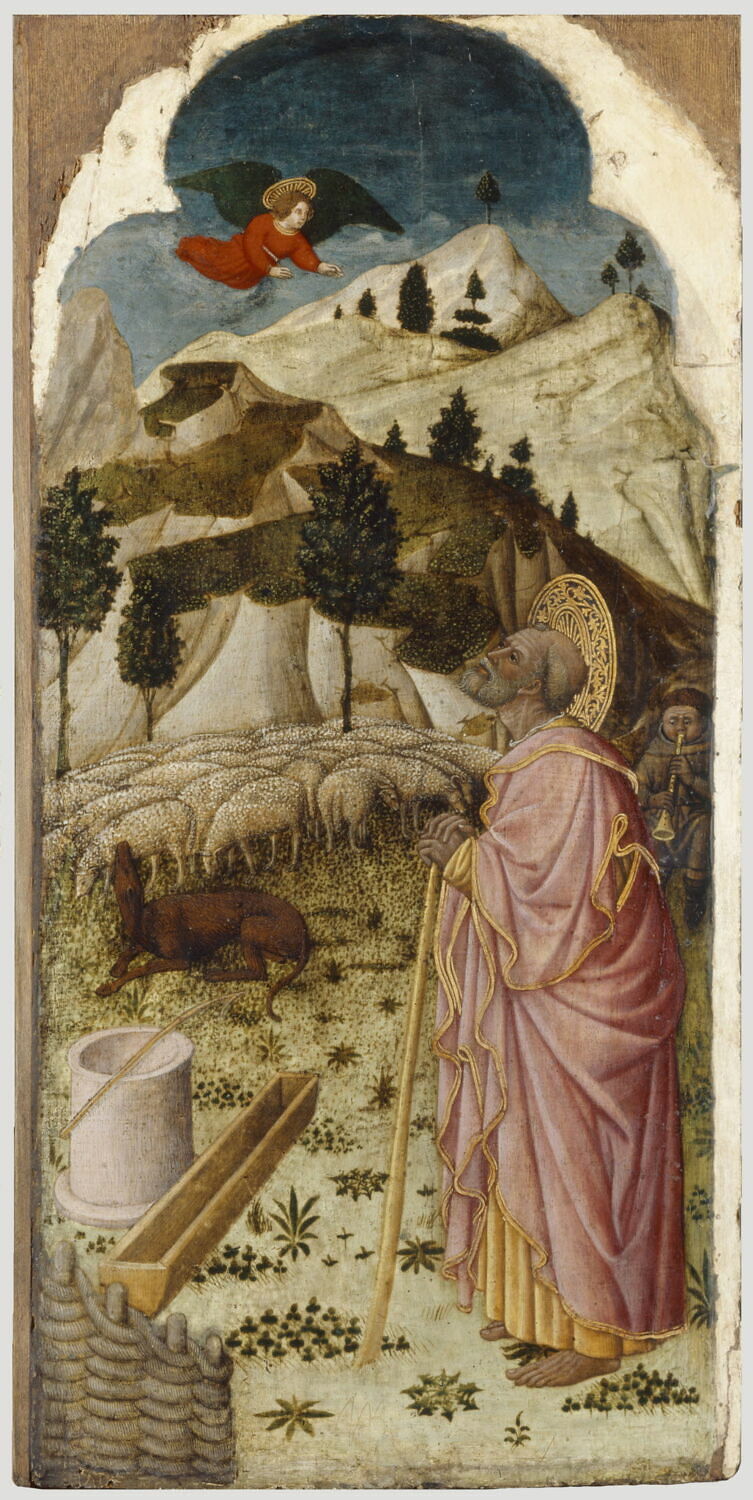 L'Ange apparaît à Joachim, Giovanni Francesco da Rimini, 2e quart du XVe siècle (1425 - 1450)