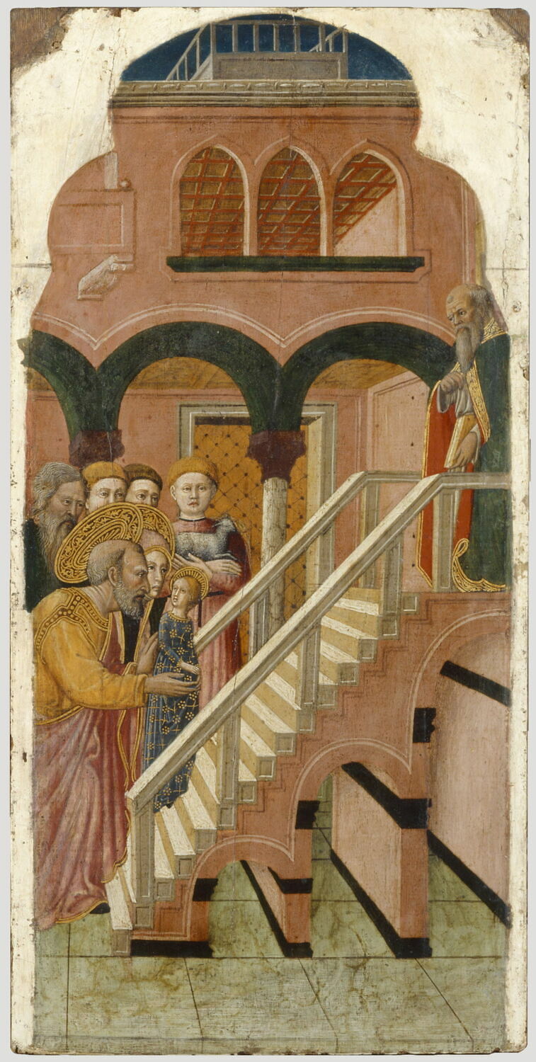 La Présentation de la Vierge au Temple, Giovanni Francesco da Rimini, 2e quart du XVe siècle (1425 - 1450)