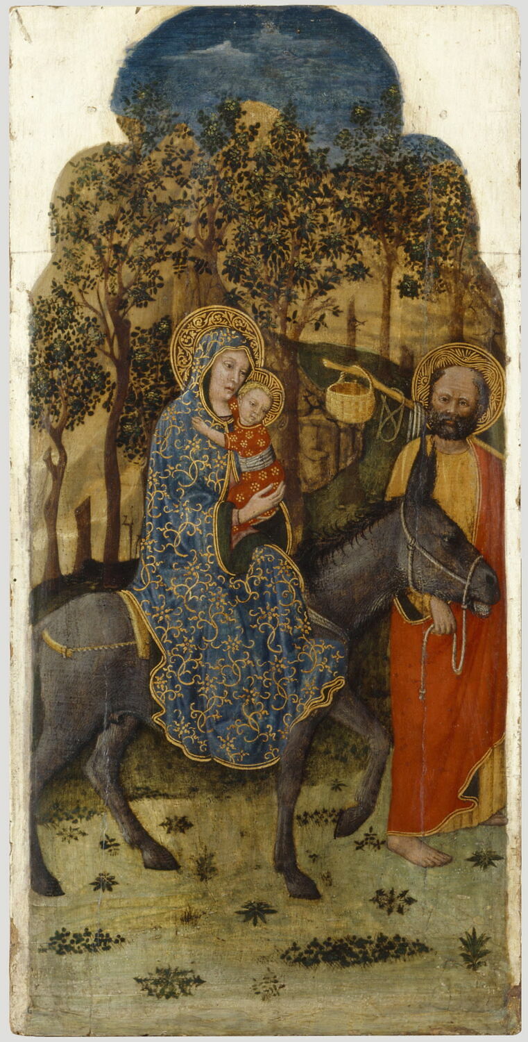 La Fuite en Égypte, Giovanni Francesco da Rimini, 2e quart du XVe siècle (1425 - 1450)
