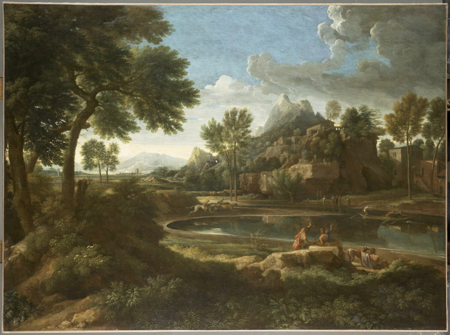 Paysage au lac Louvre Collections