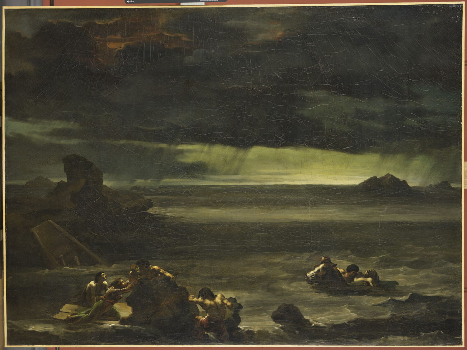 Scène du déluge, Géricault, Théodore, 1e quart du XIXe siècle (1800 - 1825)