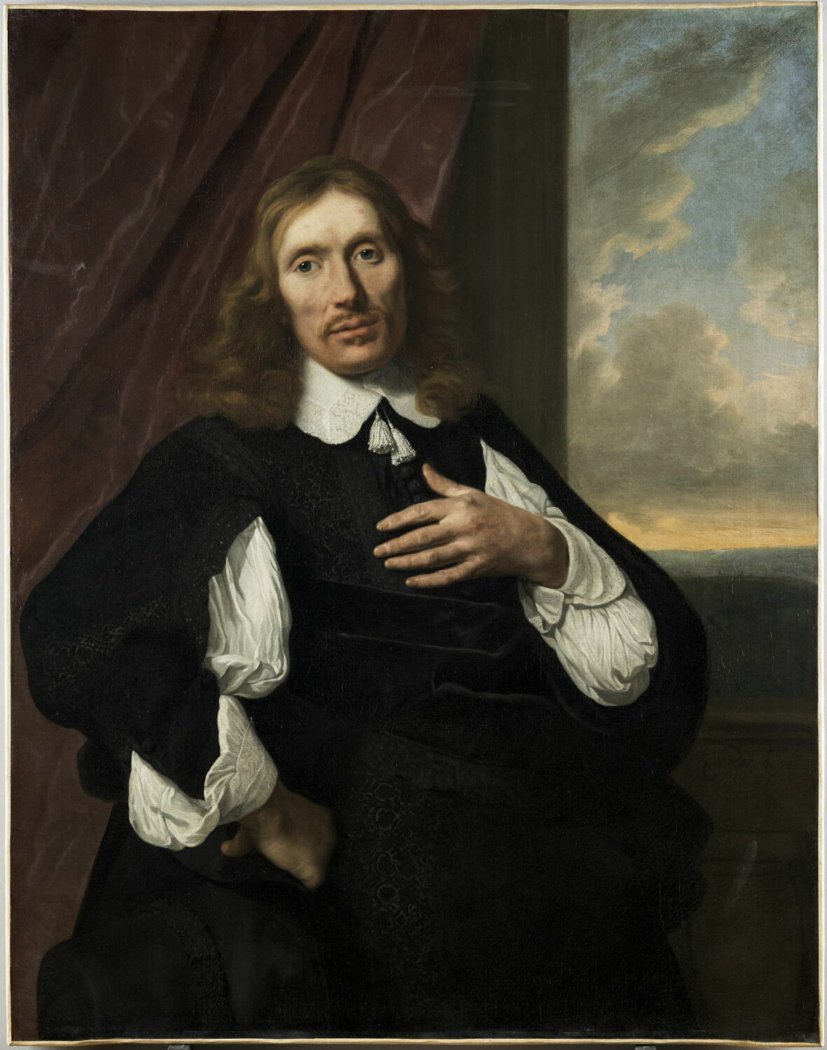 Portrait d'homme, Helst, Bartholomeus van der, Milieu du XVIIe siècle (1655)